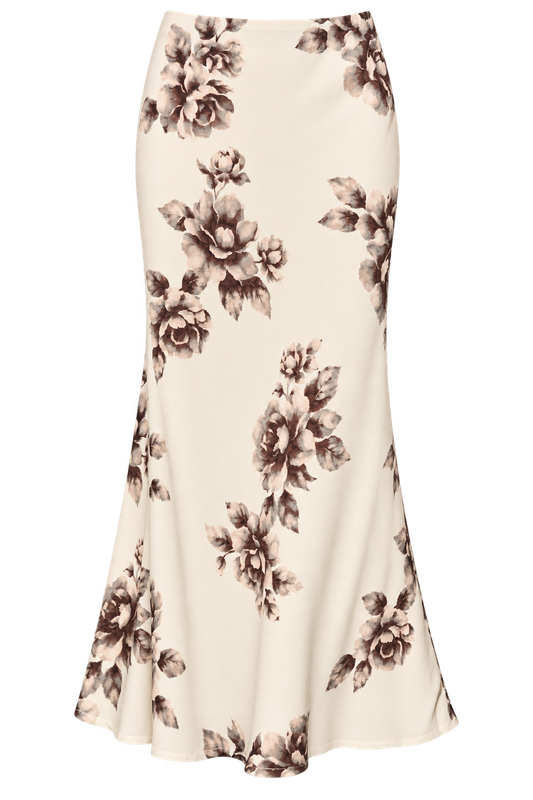Flower Market Midi Skirt