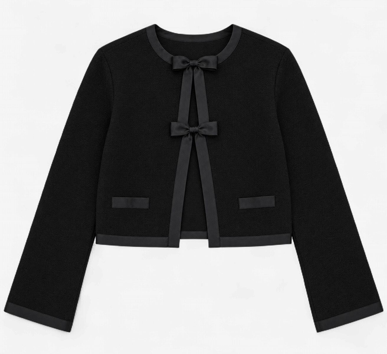 All Tied Up Velvet Jacket in Black All Tied Up Velvet Jacket in Black