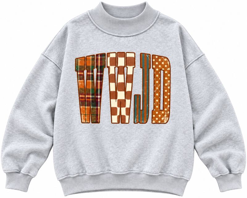 Walk His Way Mock Neck in Heathered Grey