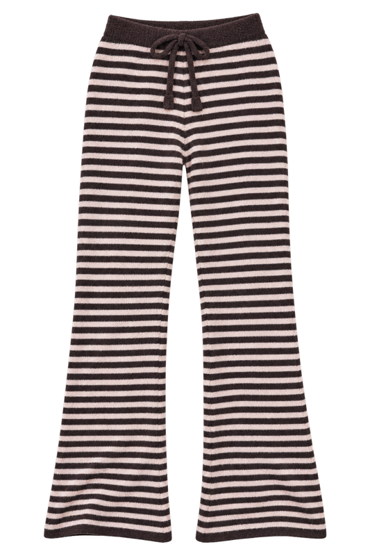 Cocoa & Blush Stripe Pants