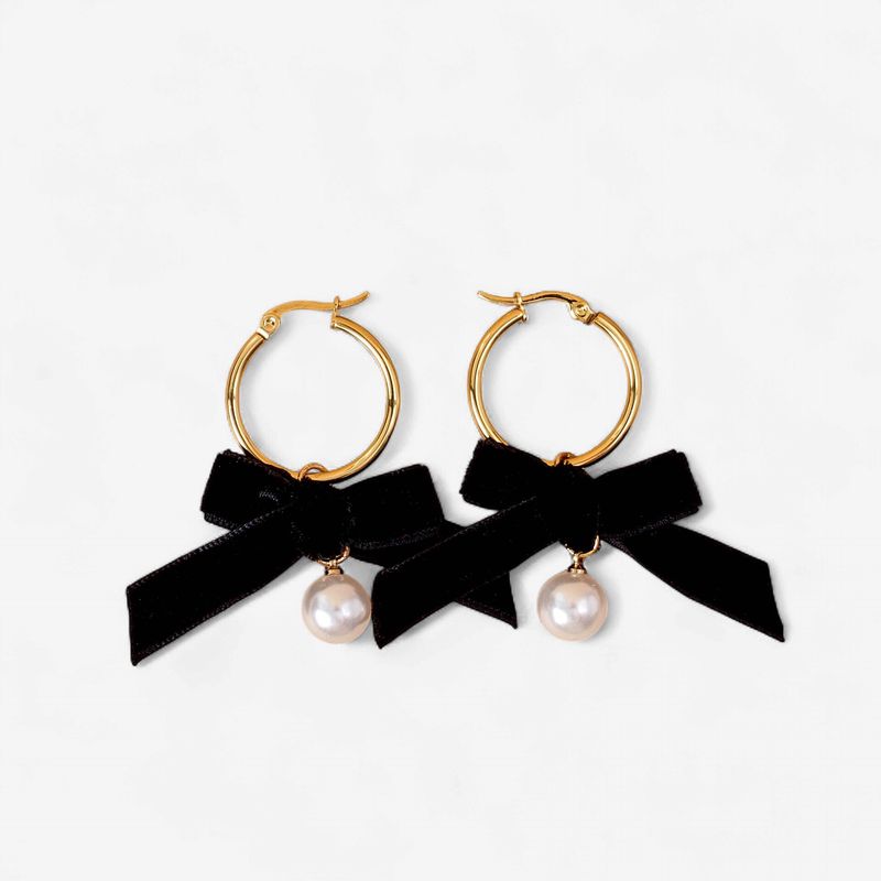 Signature Hoop Earrings-Velvet