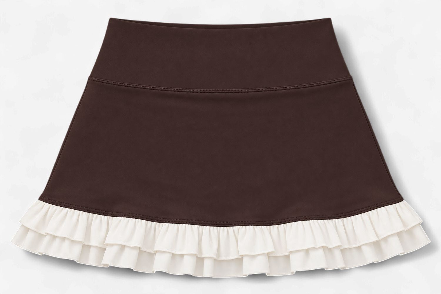 Astoria Airvíve Ruffle Skort - Chocolate Crème Astoria Airvíve Ruffle Skort - Chocolate Crème