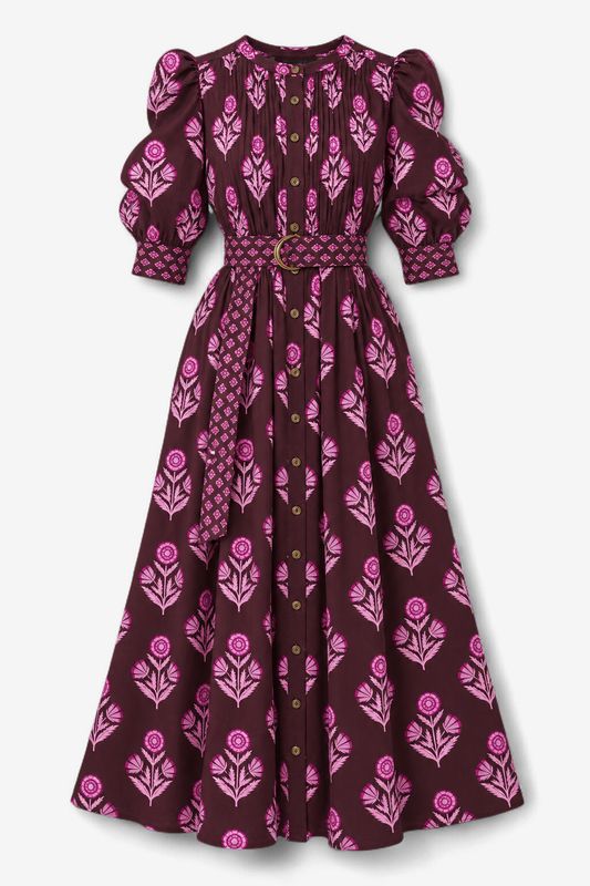 Flower Market Midi Dress