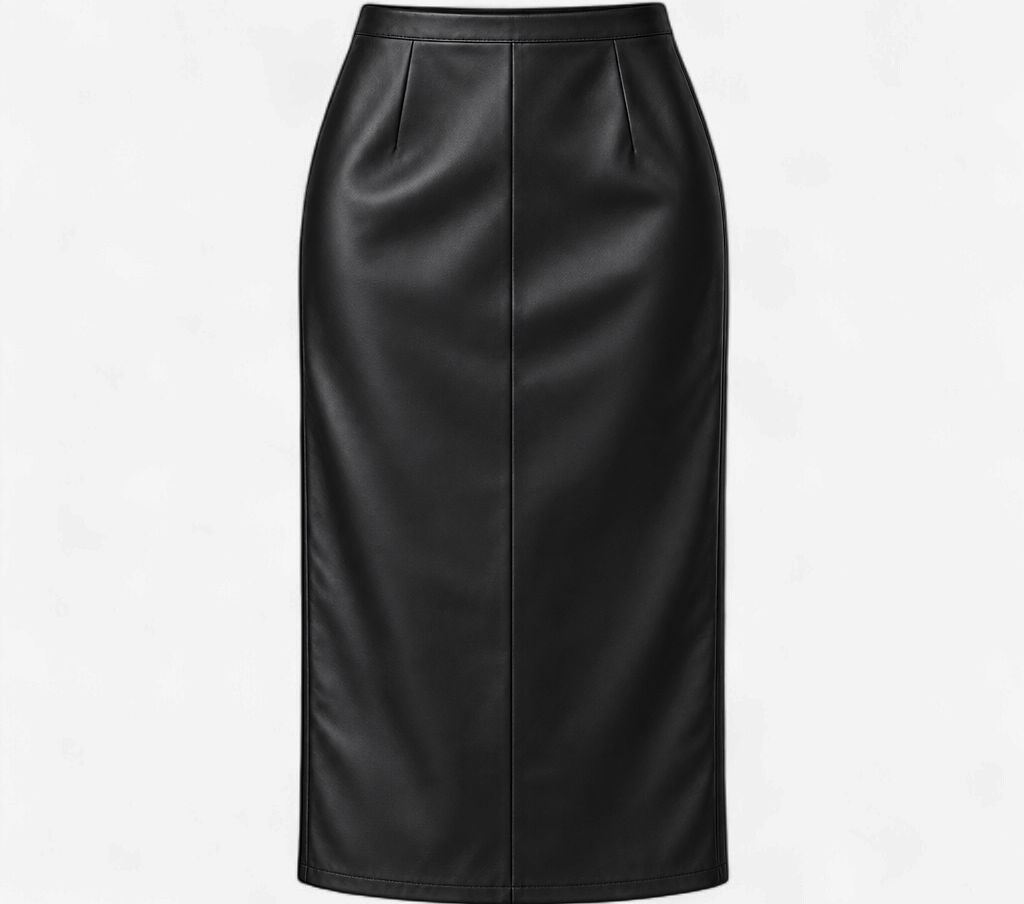 Peplum & Power Faux Leather Skirt Peplum & Power Faux Leather Skirt