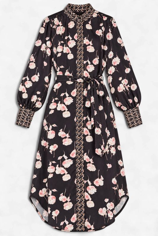 Buttoned Up Beauty Midi Dress