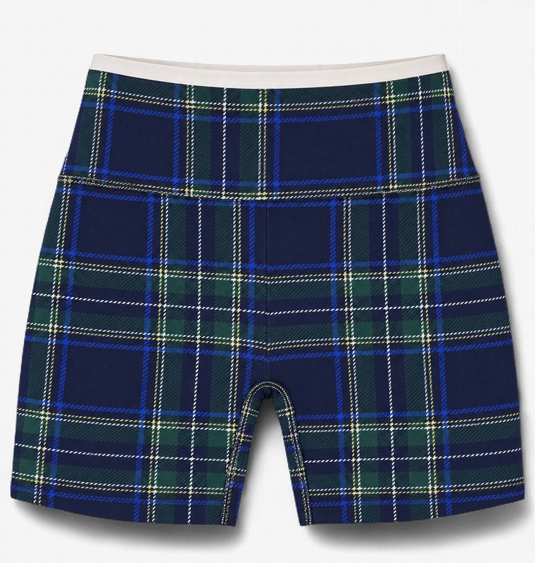 Pretty in Plaid Biker Shorts