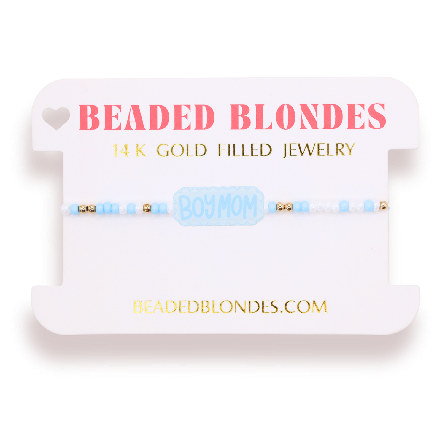 Boy Mom Bracelet on Color