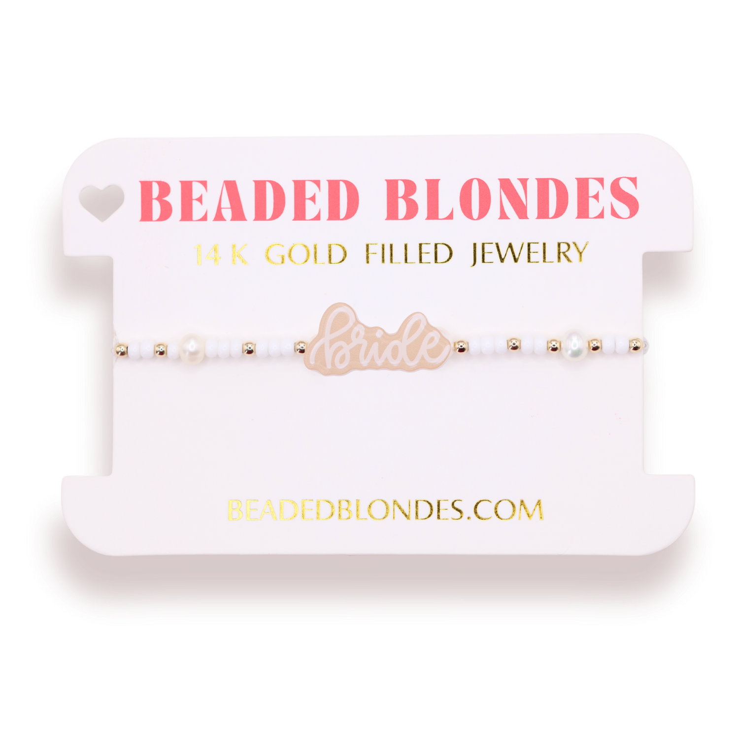Bride Bracelet on White Pearl Bride Bracelet on White Pearl