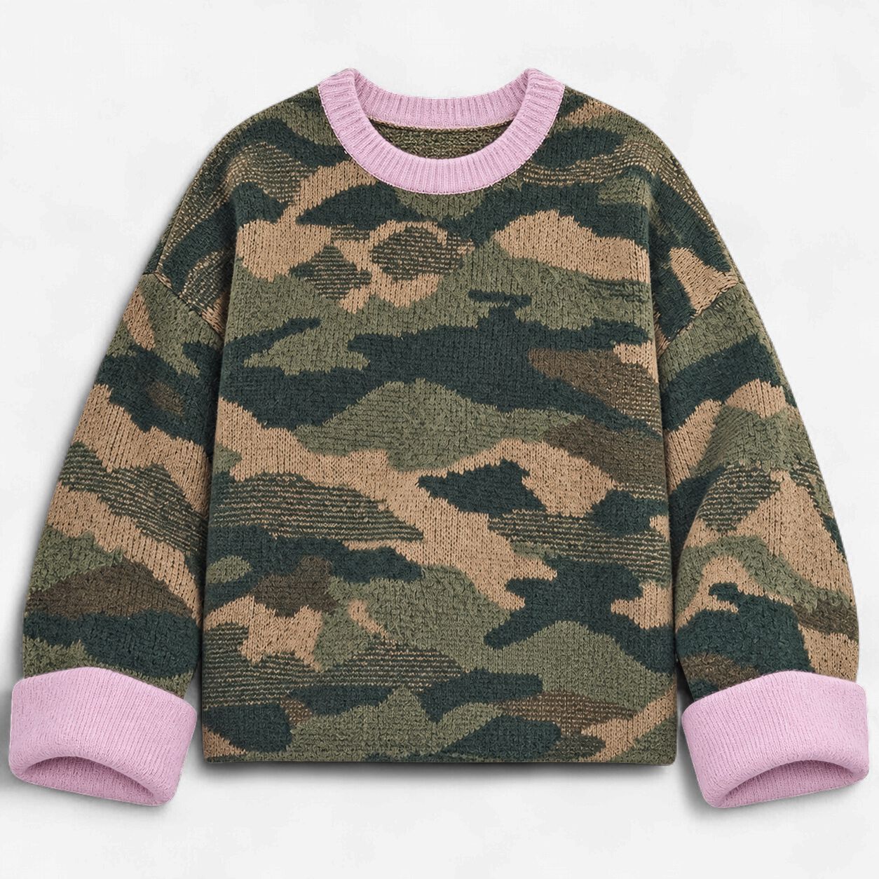 Weekend Wanderer Camo Sweater