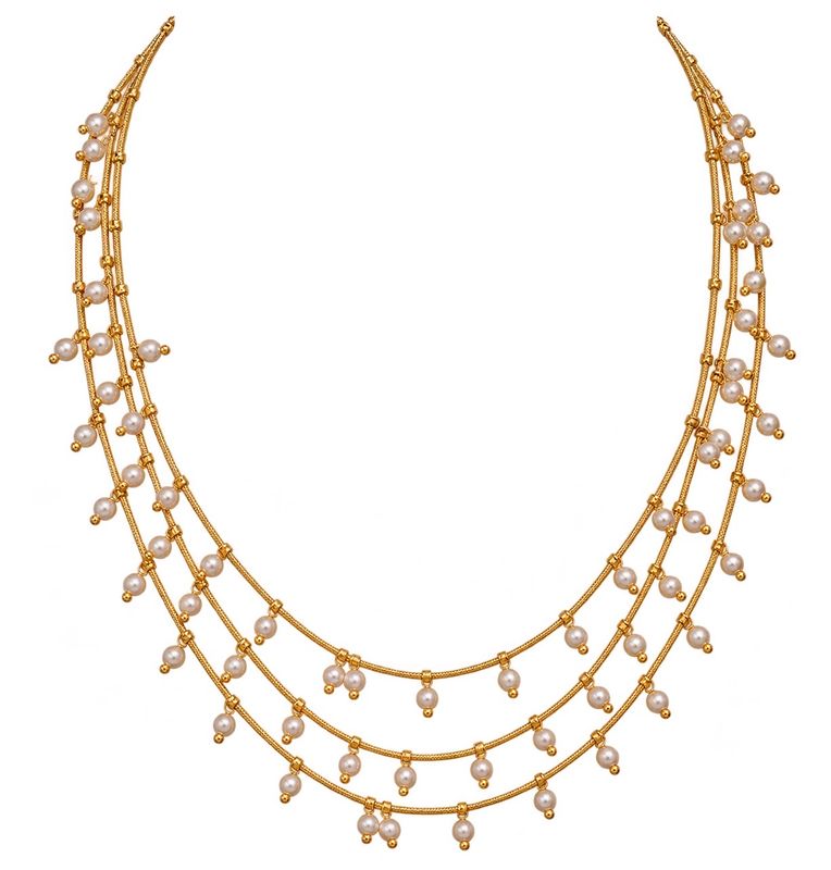 Layered Pearl Necklace