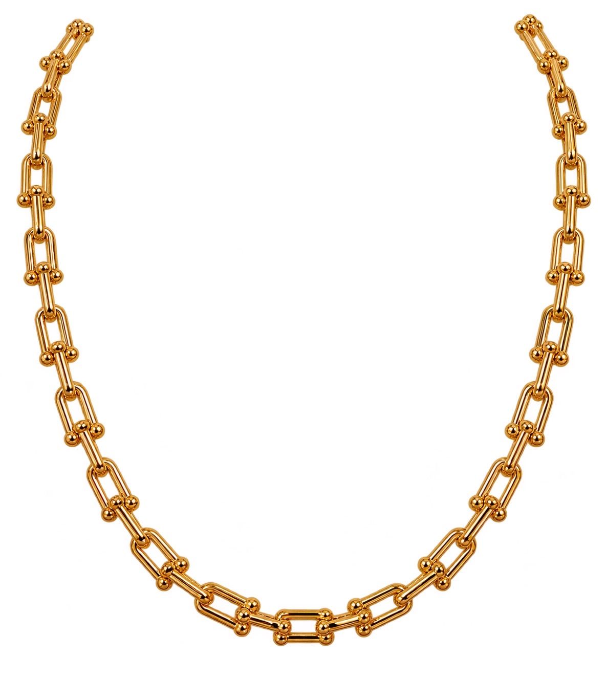 Bike Chain Layering Necklace in Gold Bike Chain Layering Necklace in Gold