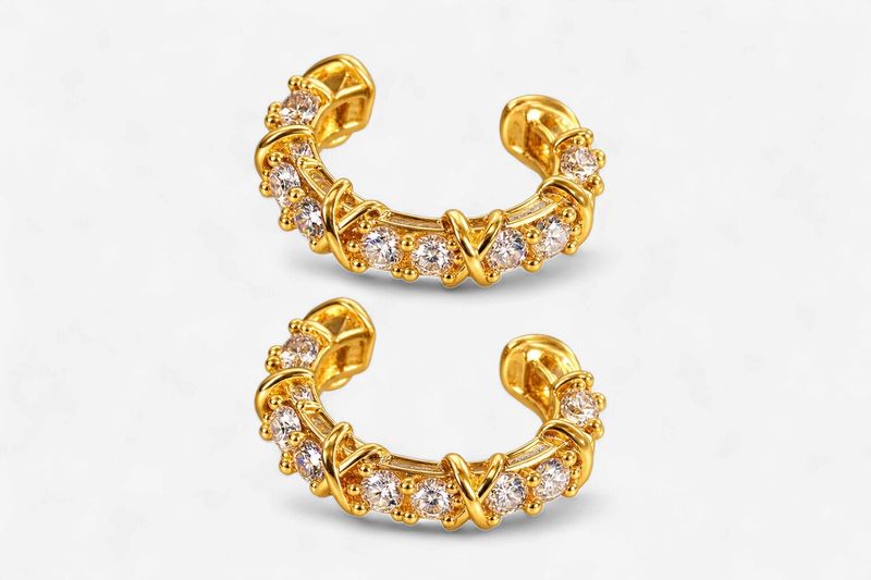 The Golden Glitz Hoops