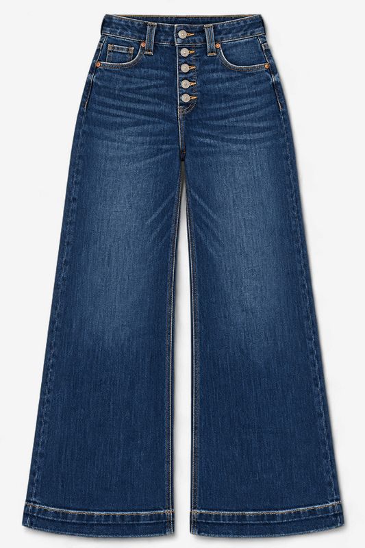 TUMMY CONTROL HIGH RISE MODERN WIDE JEANS