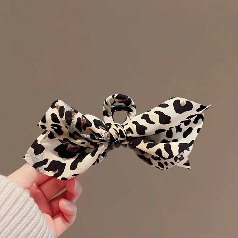 ANIMAL BOHO VINTAGE HAIR CLAW CLIPS ANIMAL BOHO VINTAGE HAIR CLAW CLIPS, Color: OFF WHITE