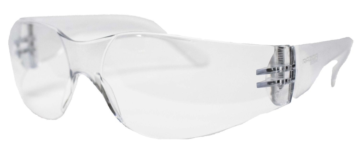 Razor Edge Safety Glasses, Clear Anti-Scratch Lens Razor Edge Safety Glasses, Clear Anti-Scratch Lens