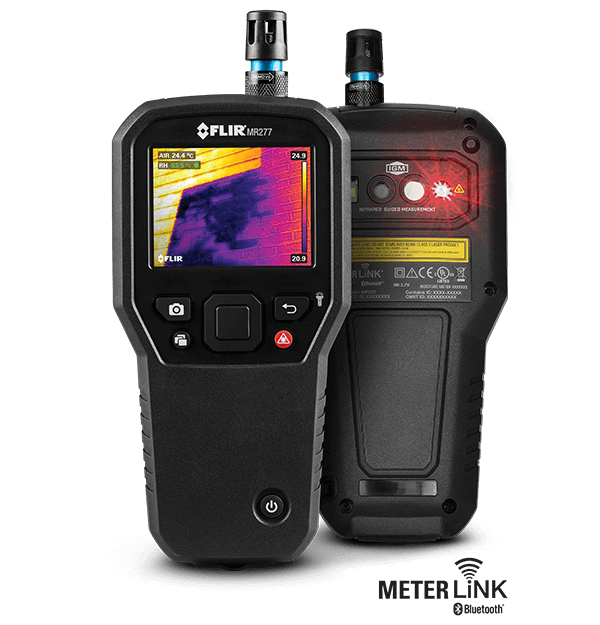 FLIR MR277 Moisture Meter, Building Inspection System with Moisture Hygrometer & MSX IR Camera