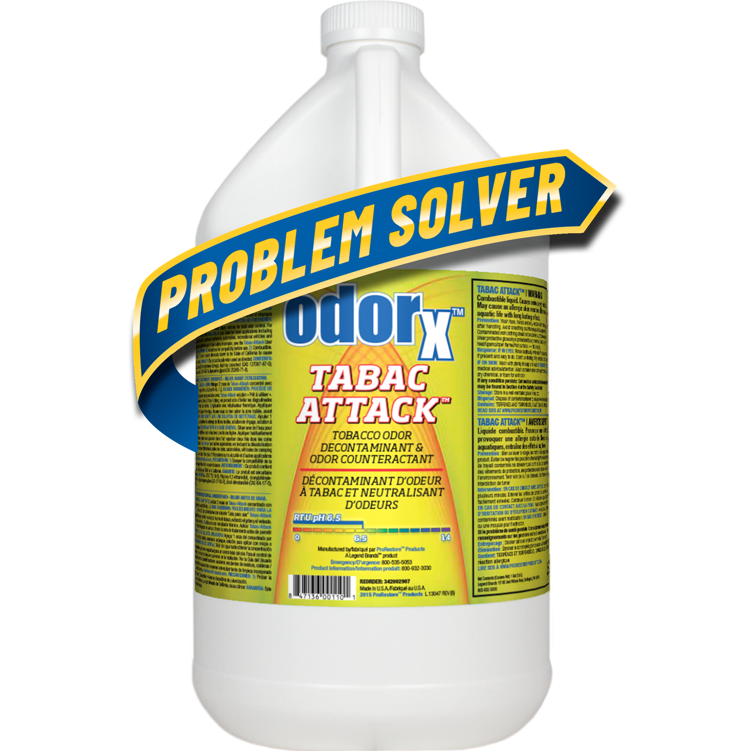 ProRestore OdorX Tabac-Attack ProRestore OdorX Tabac-Attack, Quantity: 1 Gallon