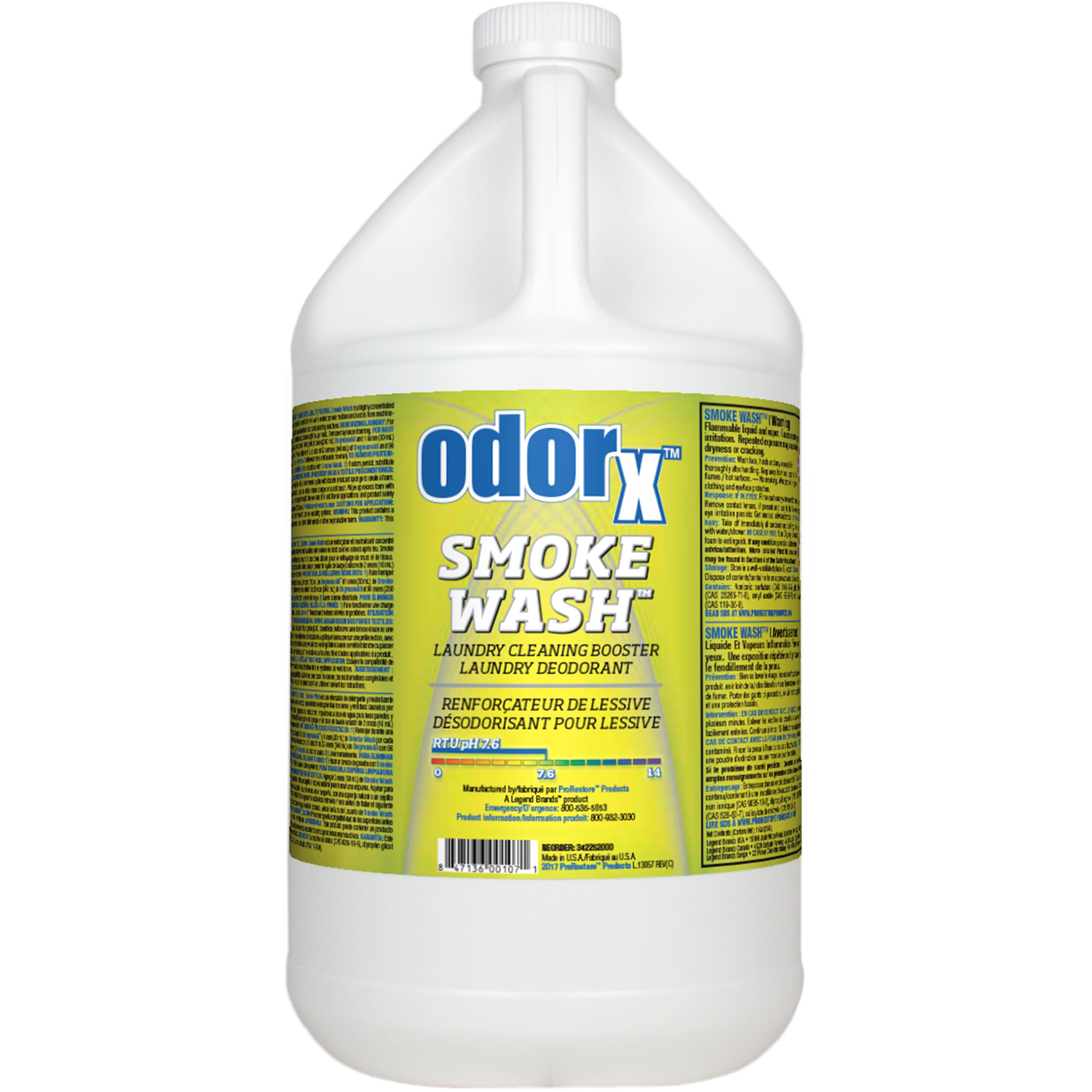 ProRestore OdorX Smoke Wash, Quantity: 1 Gallon