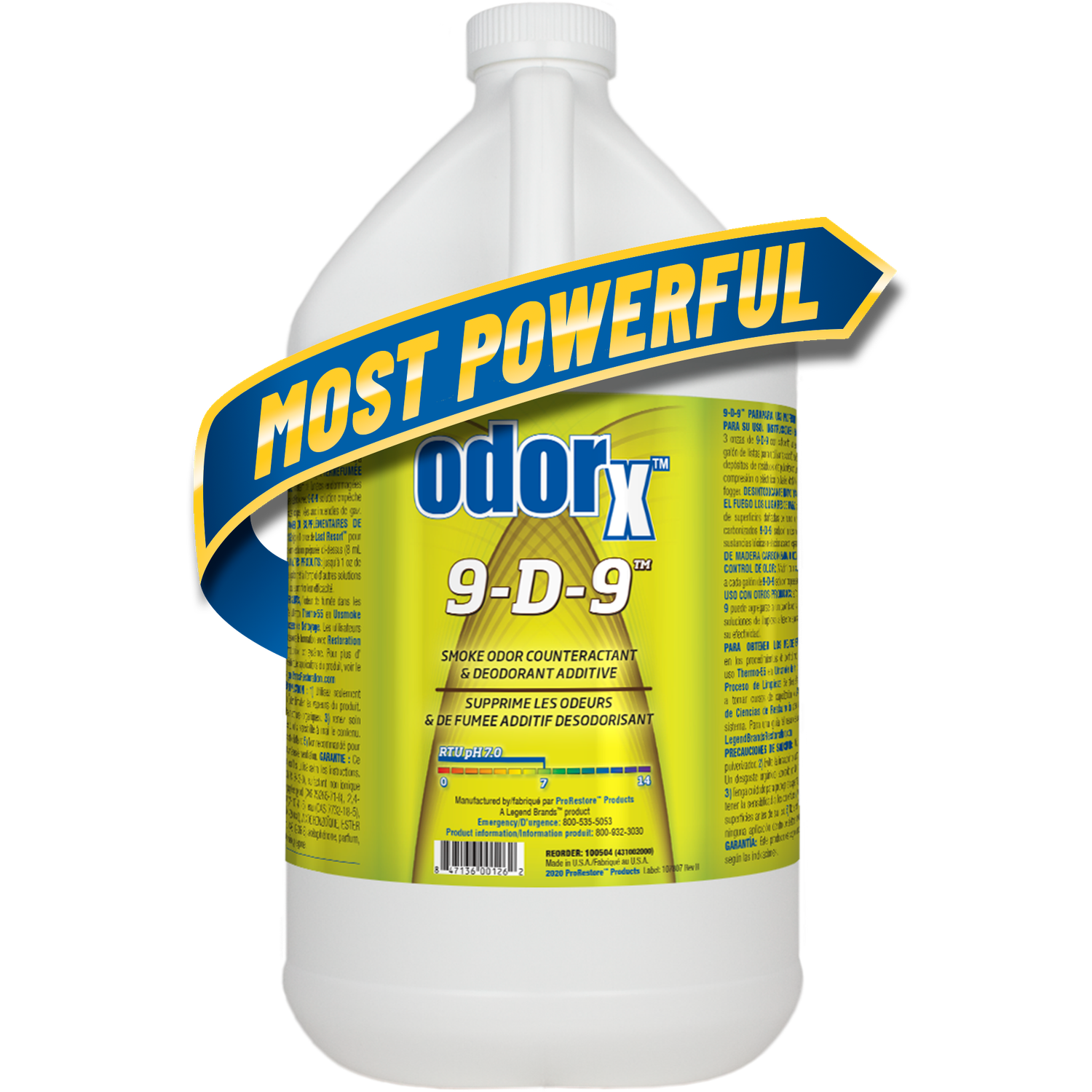 ProRestore OdorX 9-D-9, Quantity: 1 Gallon