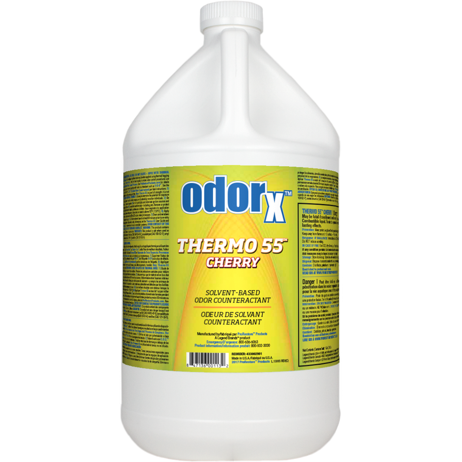 ProRestore OdorX Thermo 55 Cherry, Quantity: 1 Gallon