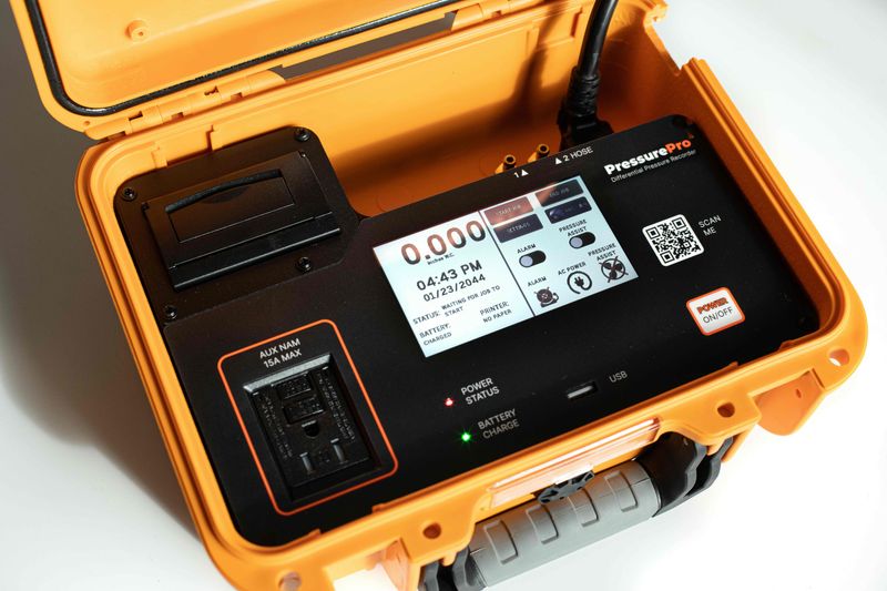 PressurePro M1 Differential Pressure Recorder, Continuous Recording