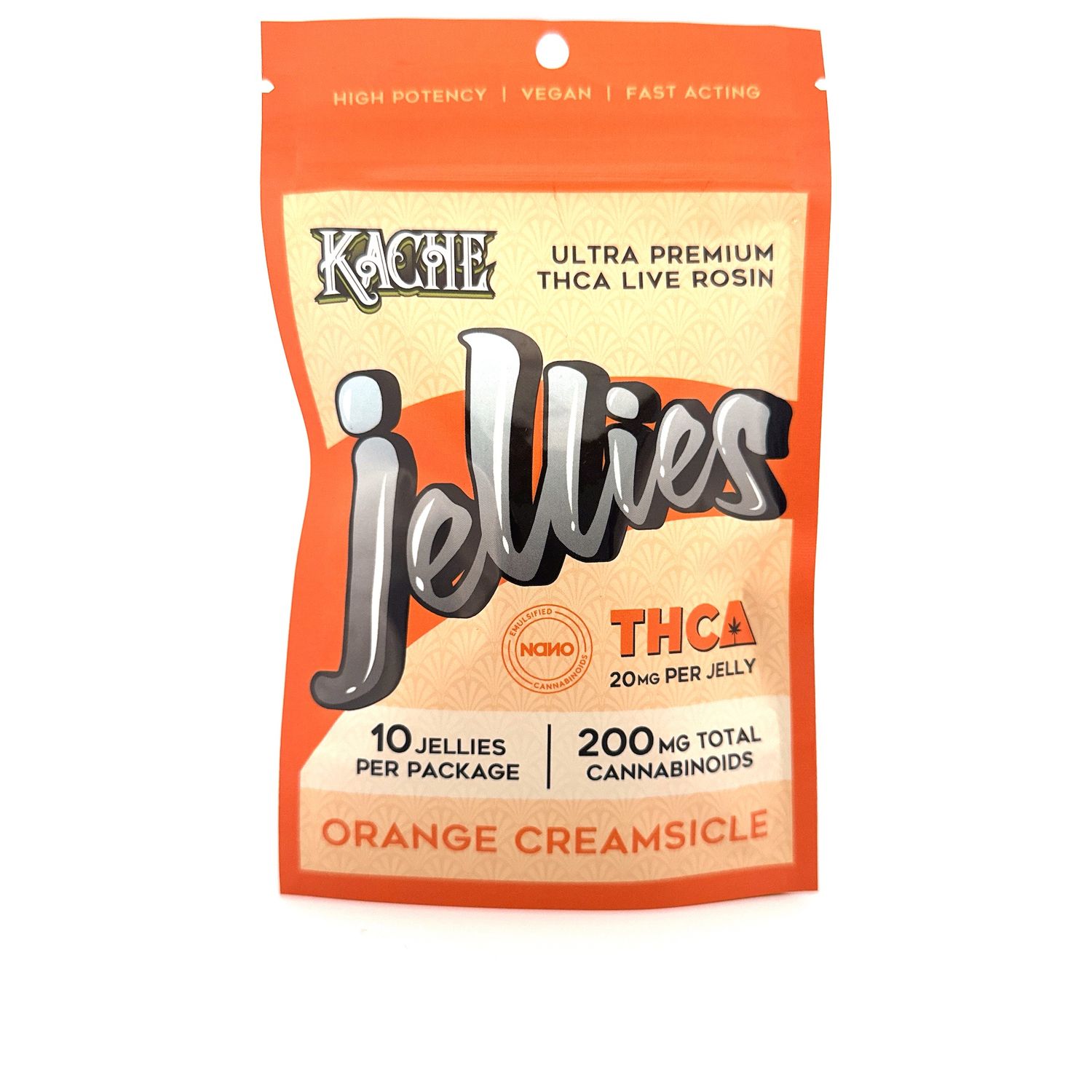 Live Rosin Jellies | 200mg THCa, Flavor: Orange Creamsicle