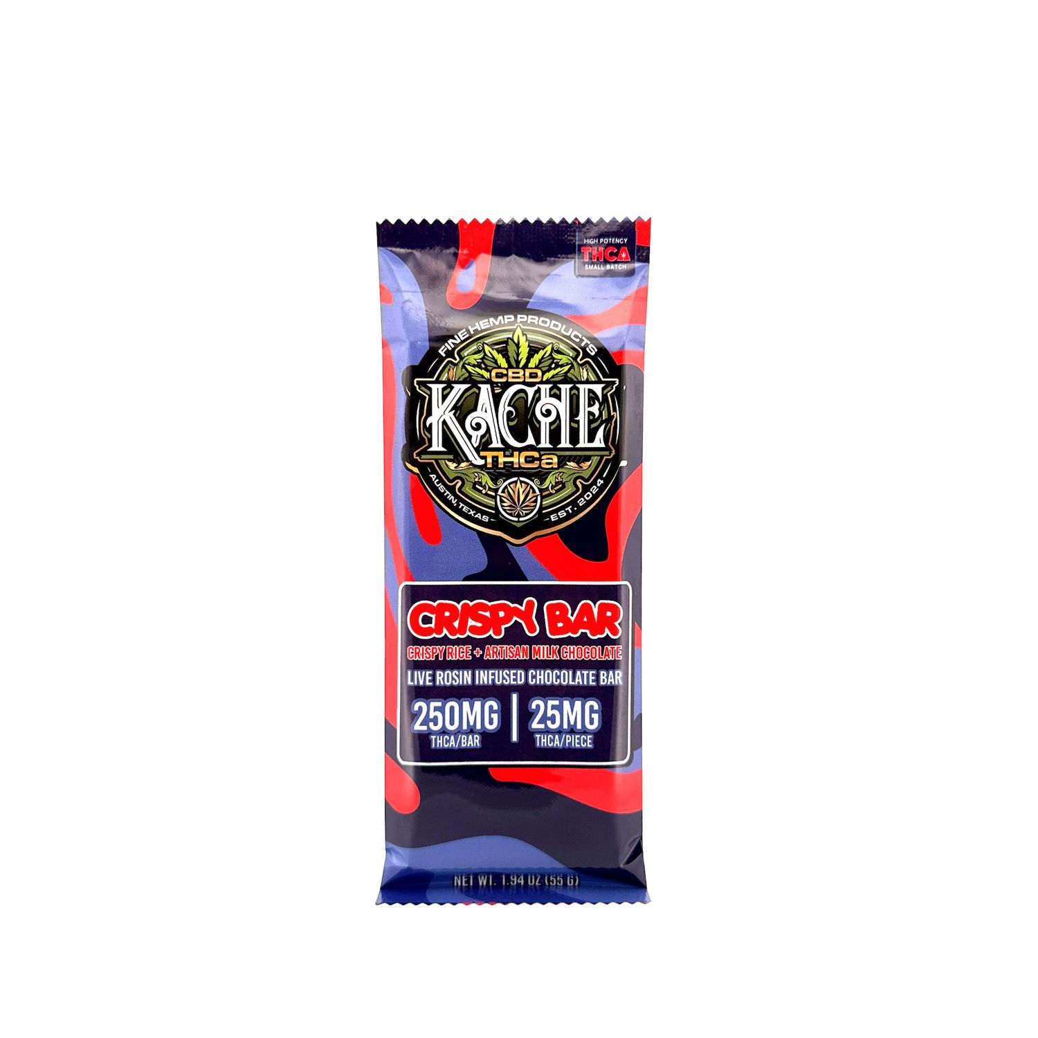 Live Rosin Chocolate Bars | 250mg THCa, Flavor: Crispy Bar