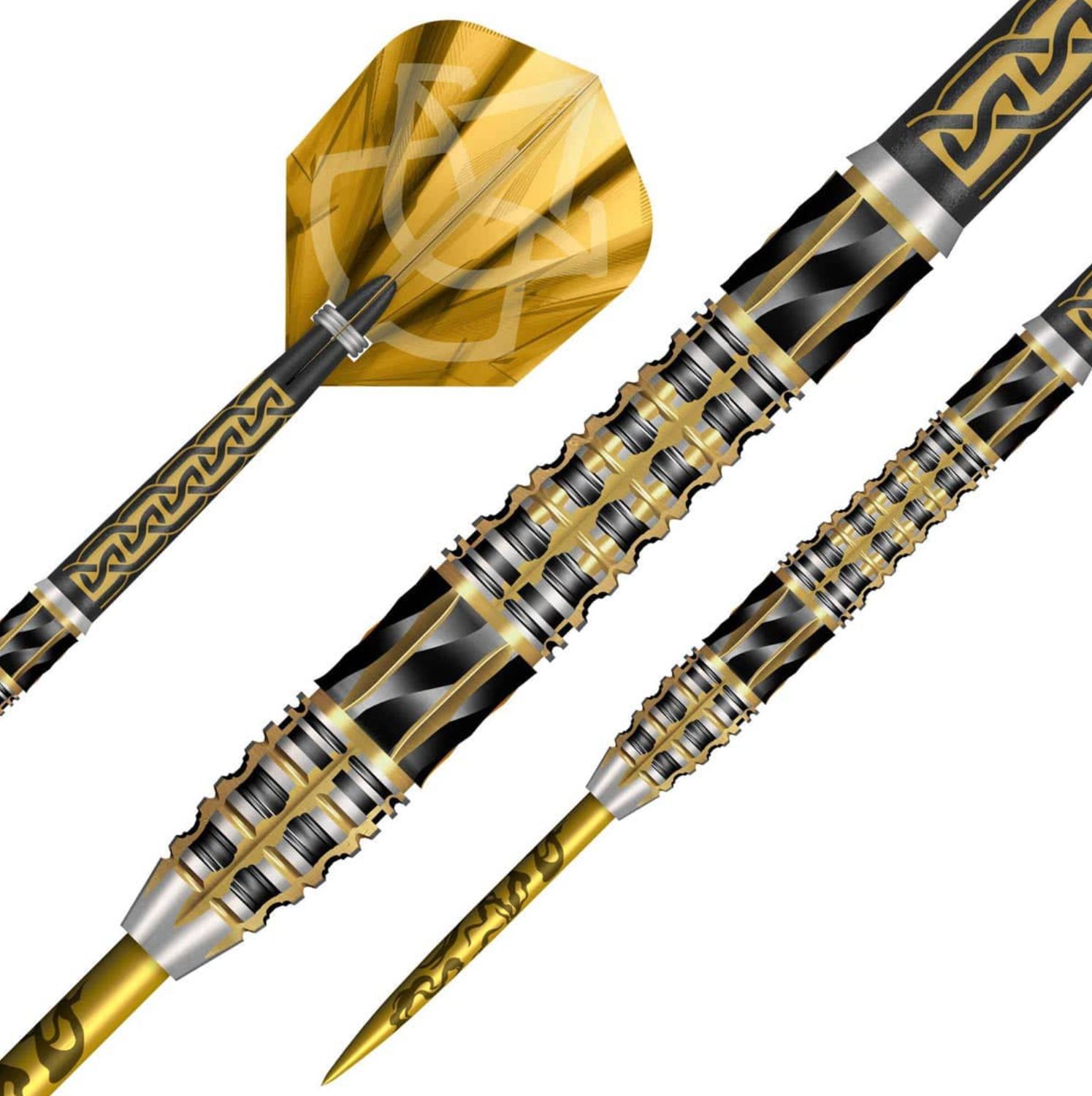 Alchemy Auro Steel Tip Dart Set-95% Tungsten Barrels-23gm