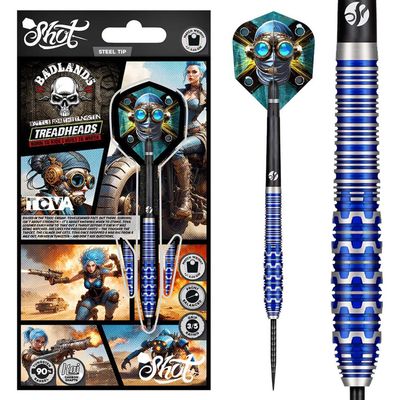 Badlands Tova Steel Tip Dart Set–90% Tungsten Barrels-26gm