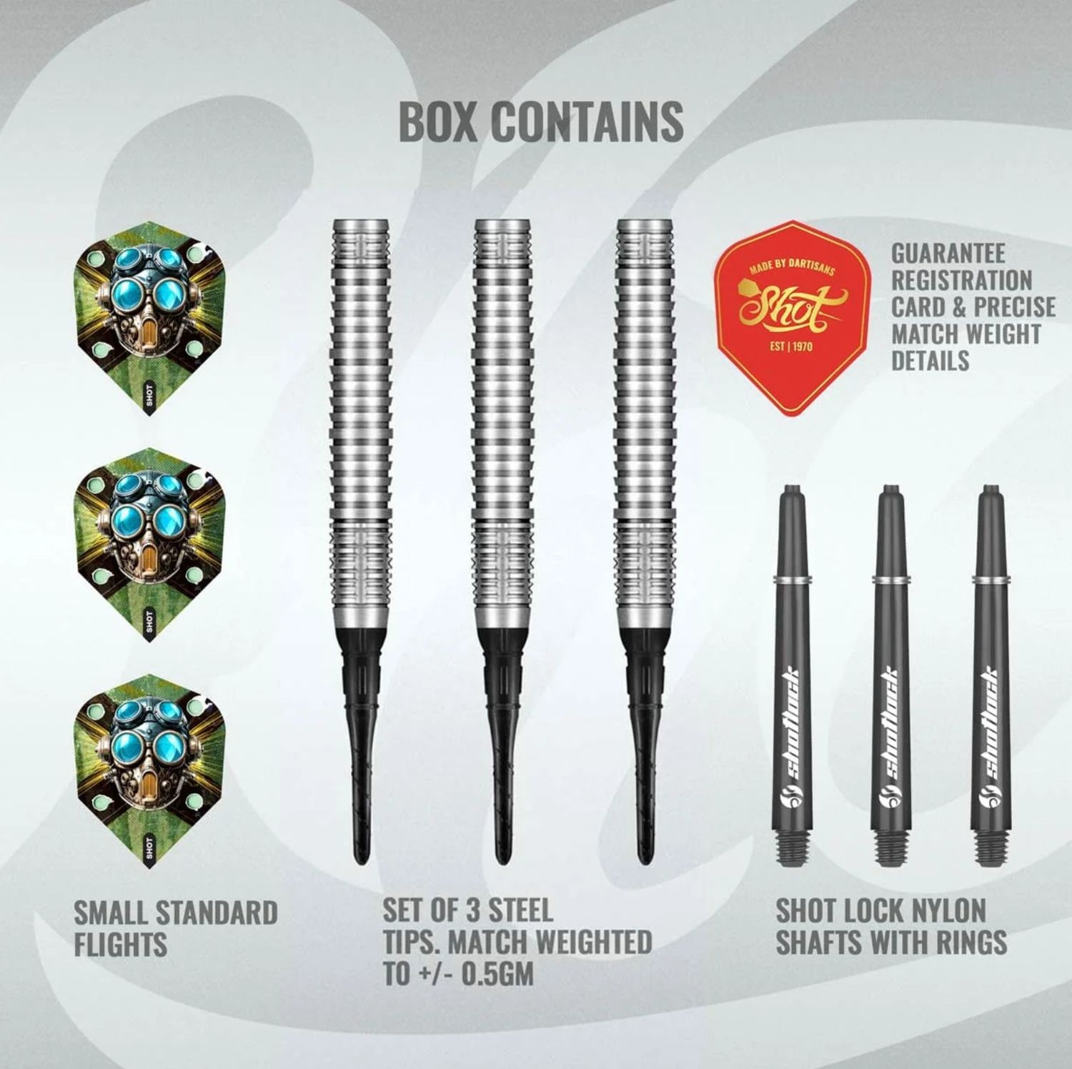 Badlands Krush Soft Tip Dart Set 90% Tungsten Barrels-20gm