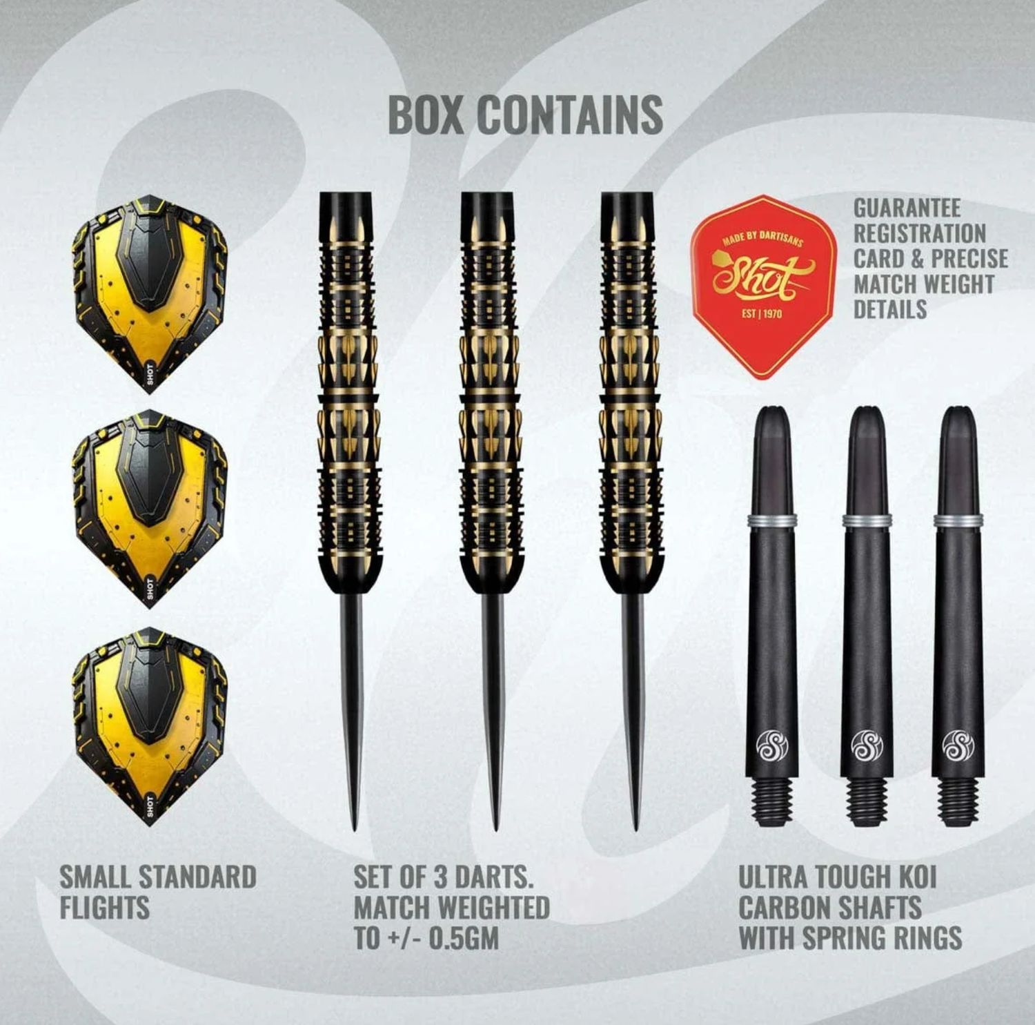 AI Mecha Steel Tip Dart Set-90% Tungsten Barrels-25gm
