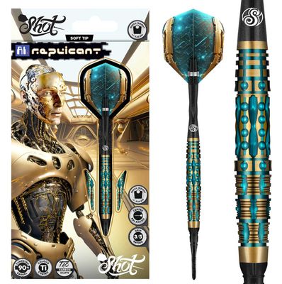 AI Replicant Soft Tip Dart Set-90% Tungsten Barrels-20gm