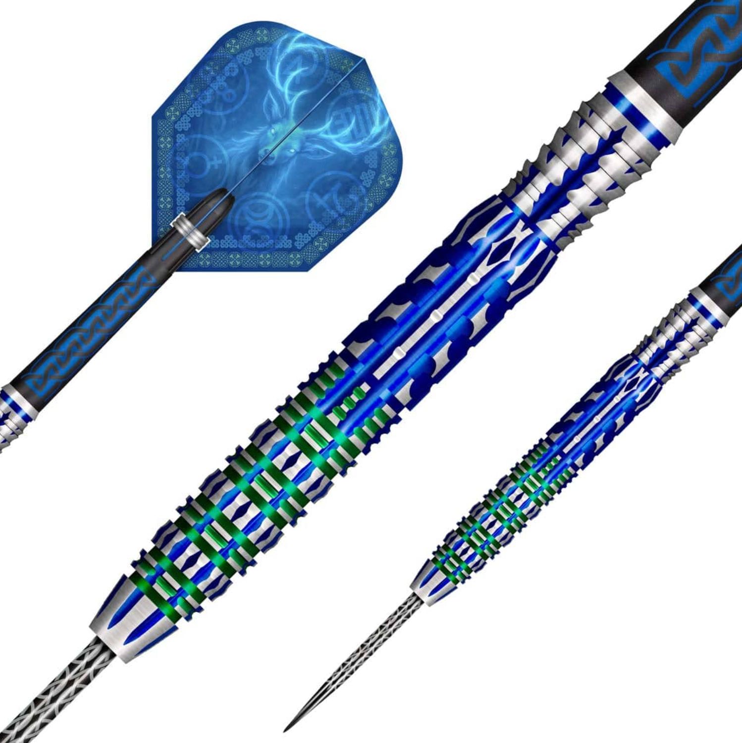 Celt Merlin Steel Tip Dart Set-95% Tungsten Barrels-25gm