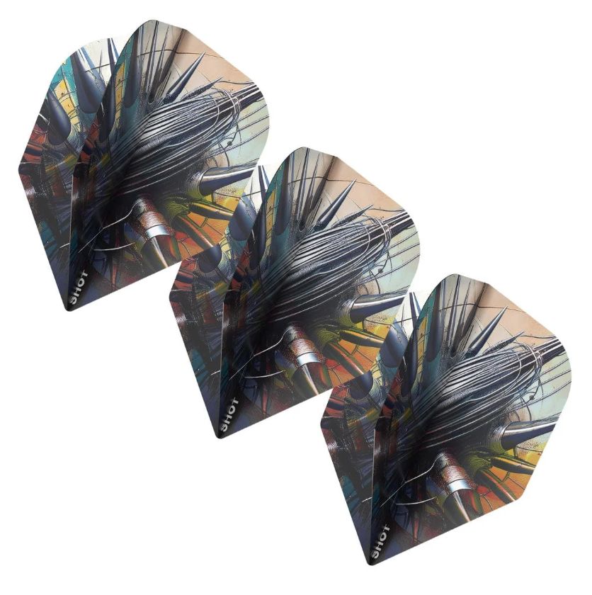 Gnarly Rippah Dart Flight Set-Small Standard