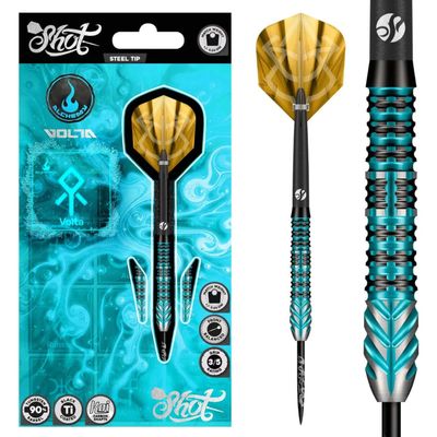 Alchemy Volta Steel Tip Dart Set-90% Tungsten Barrels-25gm