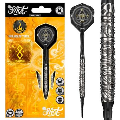Alchemy Runstel Soft Tip Dart Set-90% Tungsten Barrels-20gm
