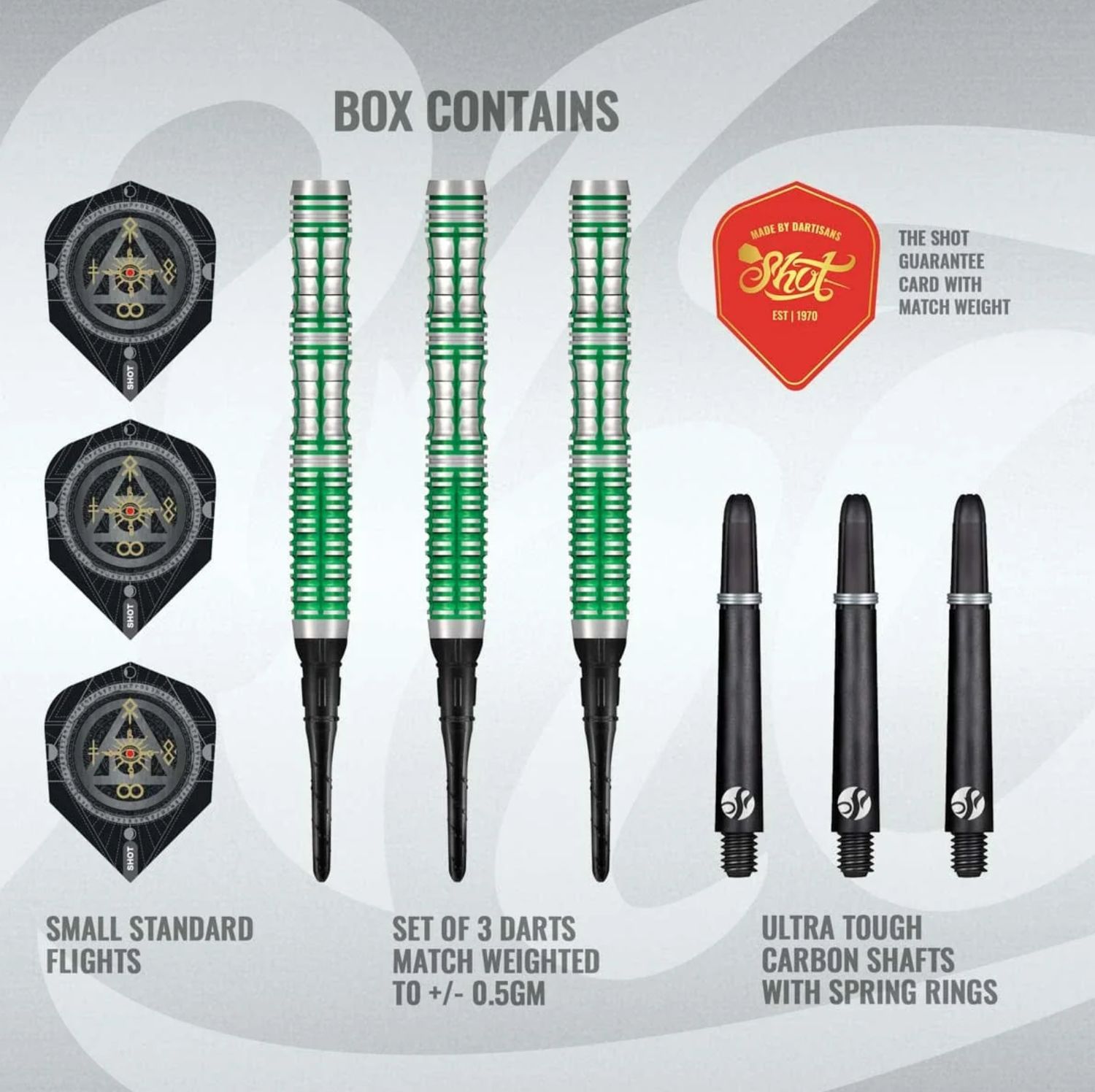 Alchemy Mythril Soft Tip Dart Set-90% Tungsten Barrels-20gm