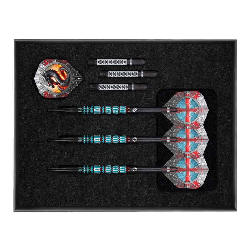 Future Knights St George Soft Tip Dart Set-95% Tungsten Barrels-20gm
