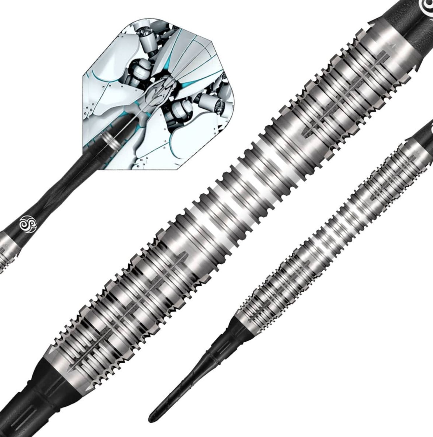 AI Scorpula Soft Tip Dart Set-90% Tungsten Barrels-20gm