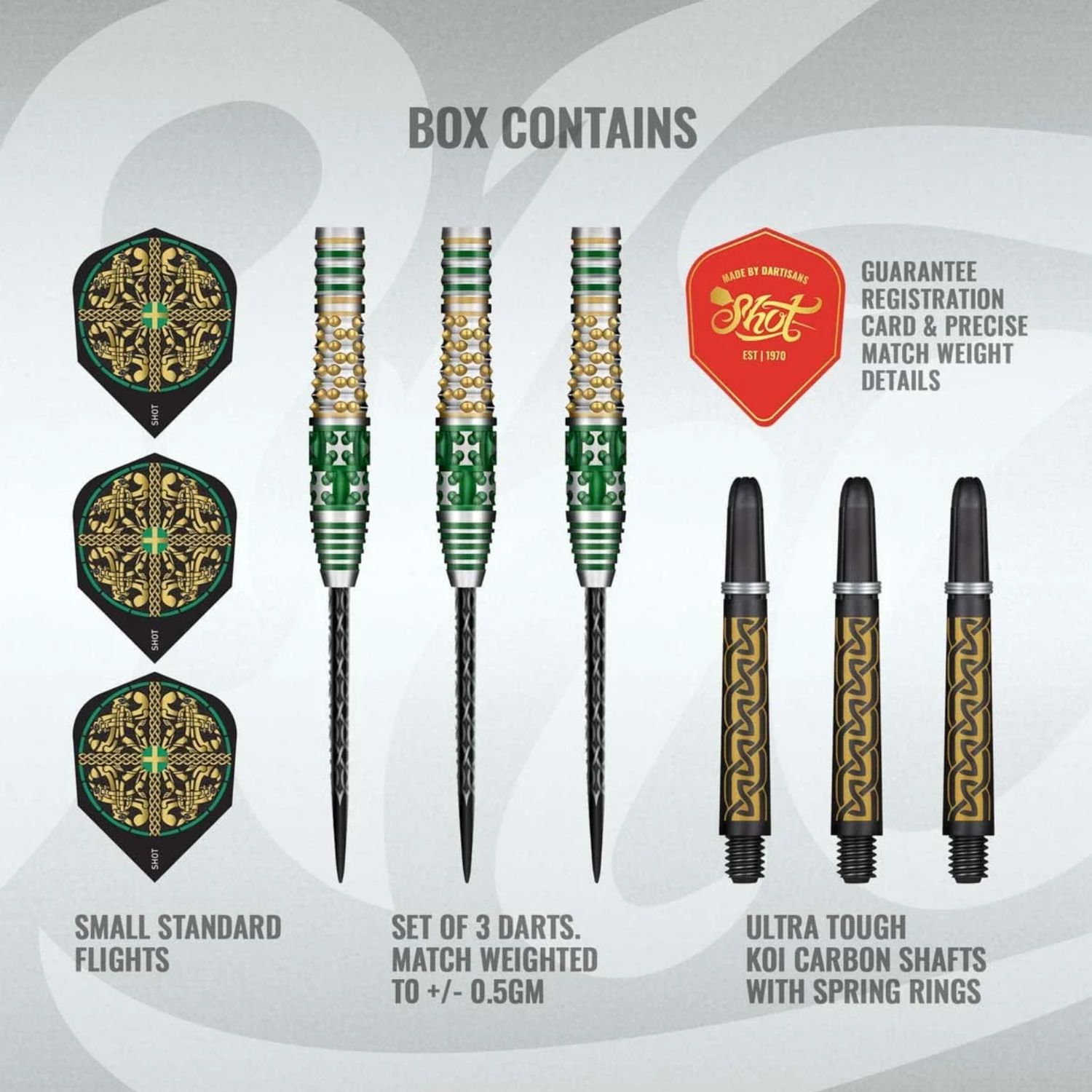 Celt Cernunnos Steel Tip Dart Set 23gm