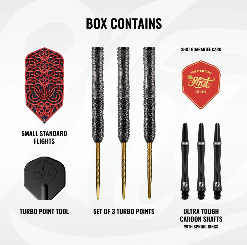 Warrior Kapene Steel Tip Dart Set 24gm