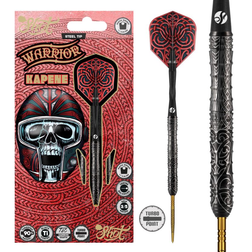 Warrior Kapene Steel Tip Dart Set 23gm