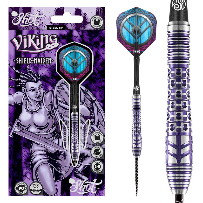 Viking Shield-Maiden Steel Tip Dart Set 24gm