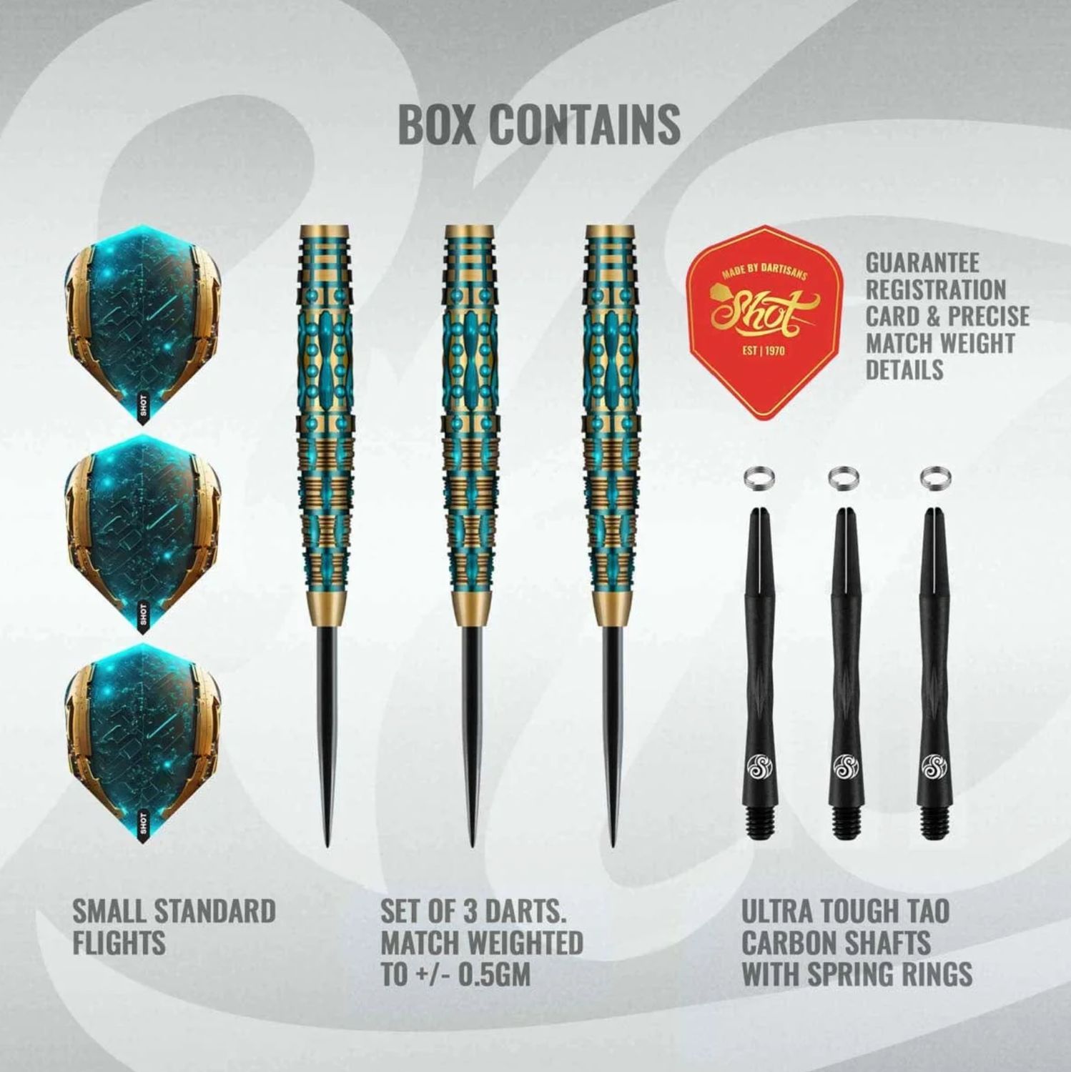 AI Replicant Steel Tip Dart Set-90% Tungsten Barrels-25gm