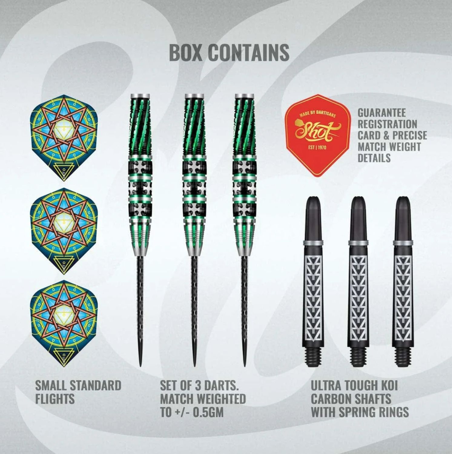 Celt Druid Steel Tip Dart Set 23gm