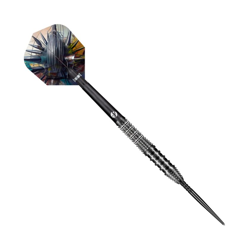 Gnarly Rippah Steel Tip Dart Set-90% Tungsten Barrels-24gm