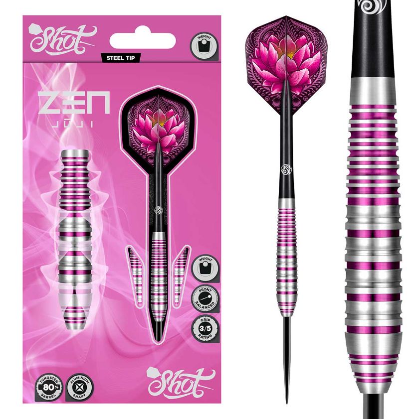 Zen Juji Steel Tip Dart Set-80% Tungsten-28gm