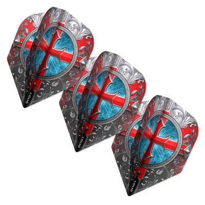 Future Knights St George Dart Flight Set- Small Standard