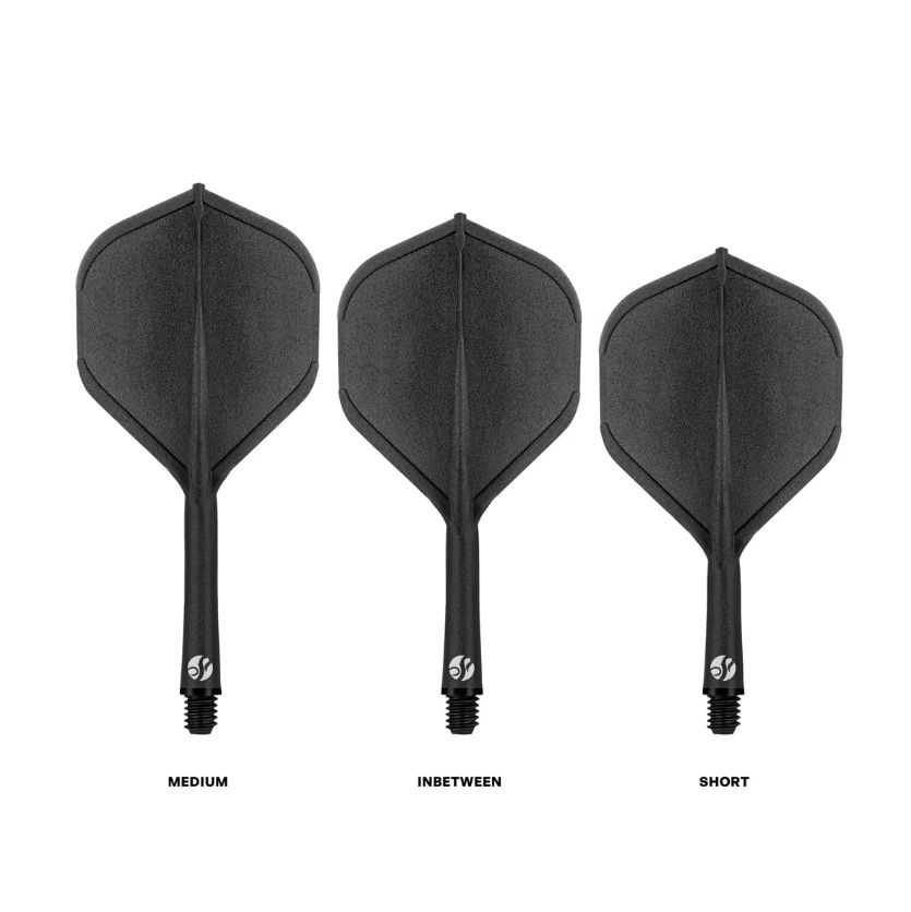 Flight Deck-One Piece Dart Flight and Shaft System-Tricolor-Medium