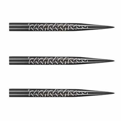 Viking Steel Tip engraved Dart Points-35mm